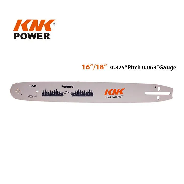 Knk Guide Bar .325" Sprocket .063" Gauge 16"/18",Fit For STL Chainsaw MS241/ MS260/ MS261/ MS271