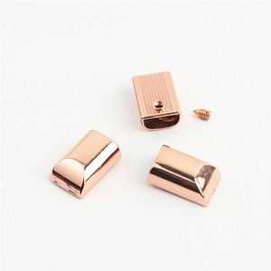 Accessoires pour sacs à bagages : Quincaillerie en alliage de zinc, tirettes de fermeture éclair métalliques plaquées, fermoirs de queue, embouts de fermeture, embouts de ceinture, vis, modèle - Product Image 1