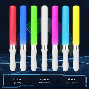 Barras de luz LED de plástico intermitente de 7 colores, barras de luz de concierto que cambian de Color para festivales de música, <span class=keywords><strong>Bar</strong></span>, accesorios para animar, mejorar - Product Image 5