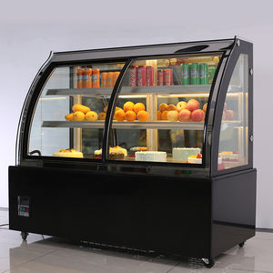 <span class=keywords><strong>Prix</strong></span> bas verre porte gâteau congélateur réfrigérateur réfrigérateur affichage 1.2m refroidisseur usine vente en gros vitrine refroidisseur - Product Image 5