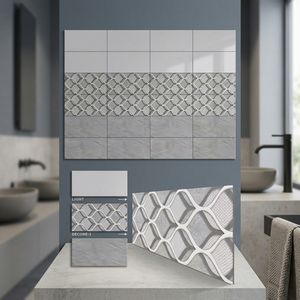 Carreaux de revêtement mural en céramique ultra-minces et flexibles de 8,5 mm, design porcelaine, 12x24 30x60 300x600 mm, légers, pour extérieur et salle de bain - Product Image 6