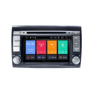 8 + 128 Headunits Mobil Stereo Audio Otomatis Radio Android 10 Mobil DVD Radio Player GPS Navigasi untuk Fiat Bravo 2007-2012