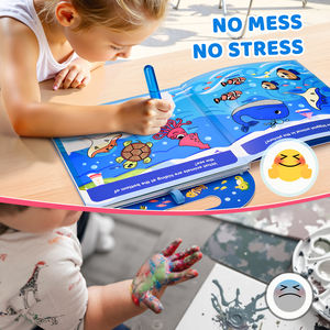 Набор для рисования Joycat: Альбом для акварельной живописи и раскрашивания с морской тематикой и ручкой – идеальный подарок для детей на Рождество - Product Image 3