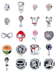 Colgante de Plata con Forma de Corazón y Circonita para Uso Diario Unisex - Product Image 2