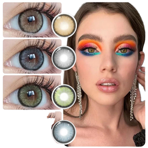 Magiceye-Vente en gros annuelle de lentilles de contact mensuelles souples brun gris violet vert couleurs améliorer la beauté naturelle de vos yeux - Product Image 2