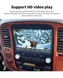 Unidad principal de coche Krando de 9 pulgadas para TOYOTA Land Cruiser 100 LEXUS LX470 1998 - 2002 <span class=keywords><strong>Android</strong></span> Auto estéreo inalámbrico Carplay navegación - Product Image 5