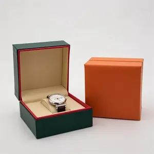 Custodie per scatole di immagazzinaggio per orologi in pelle PU di lusso personalizzate