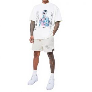 Conjunto Deportivo Premium para Hombre, Camiseta y Pantalones Cortos de Secado Rápido, Ecológicos, para Entrenamiento en el Gimnasio, con Impresión de Logotipo Personalizado - Product Image 1