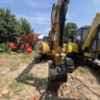 Excavatrice hydraulique compacte CAT304 d'occasion, fonctionnement flexible, faible nombre d'heures de travail, pour le terrassement et les travaux de jardinage
