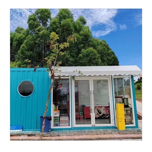 บ้านกิจกรรมจากตู้คอนเทนเนอร์เหล็กแบบกำหนดเอง - ออกแบบเป็นรูปทรงสี่เหลี่ยมผืนผ้า ถอดประกอบง่าย ปรับแต่งได้ เหมาะสำหรับบ้านพักตกปลา ร้านสะดวกซื้อ - Product Image 5