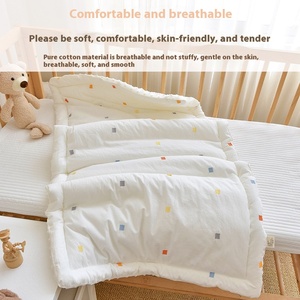 Pur coton nouveau-né bébé lit matelas <span class=keywords><strong>maternelle</strong></span> petite couette lavable <span class=keywords><strong>sieste</strong></span> tapis <span class=keywords><strong>pour</strong></span> enfants <span class=keywords><strong>pour</strong></span> la literie des enfants - Product Image 2