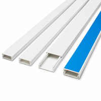 Goulotte de câblage en PVC pour usage commercial, idéale pour les bureaux, les ateliers et le câblage de surface des bâtiments