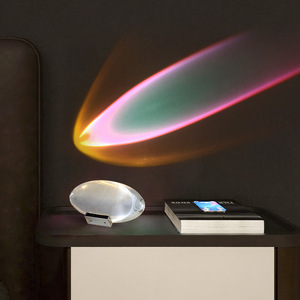 Lámpara de mesa Led Crystal Eye of The Sky, diseñador italiano, 3 colores, sala de estar, dormitorio, cabecera, decoración del hogar, proyector, luz nocturna ambiental - Product Image 4