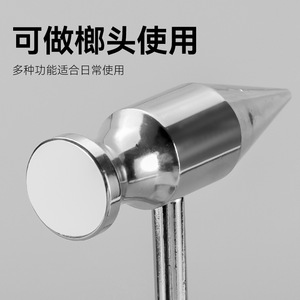 Martillo de seguridad de acero inoxidable con mango de resorte, rompeventanas a prueba de golpes para escape de vehículos en emergencias - Product Image 3