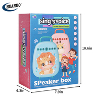 Jouet et jeu de musique karaoké Bluetooth pour chanter, haut-parleur de karaoké portable pour enfants avec changeur de voix