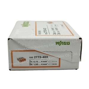 Wagos 2773 403ขั้วต่อสายแบบเร็ว2773-403 0.75mm2สีส้มใสไปยัง<span class=keywords><strong>4mm2</strong></span> wagos ขั้วต่อสายไฟแบบเร็ว2773-403 - Product Image 3