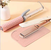 Vente chaude Cheveux Bigoudi Cheveux Diviseur Perm Tiges Résistant À La Chaleur Tapis En Silicone Isolé À La Chaleur Silicone Fer Pad