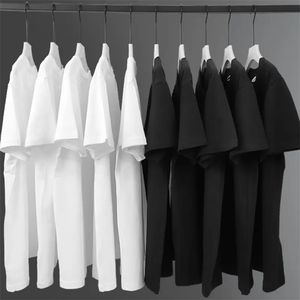 T-shirts unisexes en coton 100% de haute qualité, poids lourd 230 g/m², noir et blanc, logo personnalisé en gros, T-shirts <span class=keywords><strong>Pro</strong></span> Club - Product Image 1