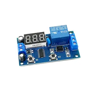 5V 12V Cycle Delay Timer Relais modul Einstellbarer Zeit steuerungs schalter LED-Anzeige Timer Relais schalter Ausgang DC 5-30V AC220V