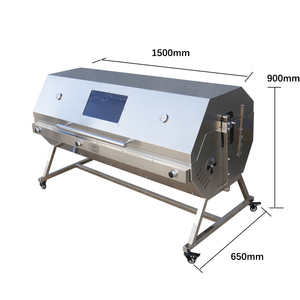 High Quality <b>BBQ</b> Rotisserie Set With Trolley Electronic Ignition High Tube Burners for Kitchen & Party Use Rotisserie Accessorie - Product Image 5