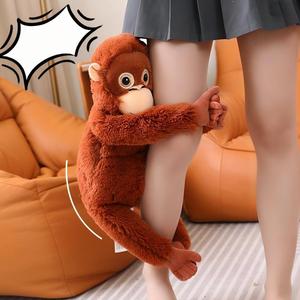 Peluche de Gorila Colgante en Oferta, Peluche de Animal con Brazos y Piernas Largos, Juguete de Peluche de Mono, Decoración Colgante - Product Image 5