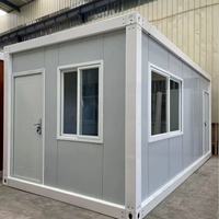 Mini-maisons conteneurs en acier à panneaux sandwich pliables et détachables 2025 pour appartements, hôtels, boutiques, villas et usage extérieur