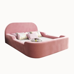 Sofá <span class=keywords><strong>Cama</strong></span> <span class=keywords><strong>Modular</strong></span> para Niños, con Funda Lavable, Diseño Nórdico, Plegable, Sin Estructura, Relleno de Esponja Comprimida - Product Image 5