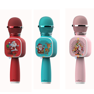 ไมโครโฟนคาราโอเกะไร้สายสำหรับปาร์ตี้ครอบครัว,ของขวัญเด็กคริสต์มาสไร้สายแบบชาร์จไฟได้ - Product Image 4