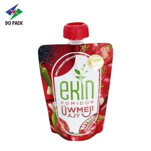 Poche debout de qualité alimentaire d'usine 150ml 250ml Sauce épicée Ketchup emballage liquide buse d'aspiration <span class=keywords><strong>bec</strong></span> de support Doypack - Product Image 4