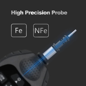 नई फुल ब्लैक Gm998 कार पेंट कोटिंग मोटाई गेज डिजिटल इलेक्ट्रोप्लेट धातु कोटिंग मीटर 0-1500um एब्स एफे - Product Image 3