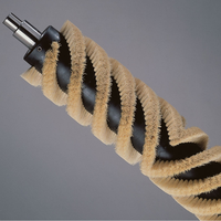 Brosse à rouleaux en sisal à dents de scie personnalisée pour l'installation et le nettoyage