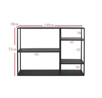 Étagère de rangement en métal moderne et simple de style nordique, table console en fer pour la maison, meuble décoratif, petite table d'appoint de canapé ou de porche