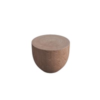 Table basse en bois de pin massif nordique, tabouret en bois de racine, table à thé sculptée, table d'appoint en racine d'arbre, chaise de salon, sans assemblage