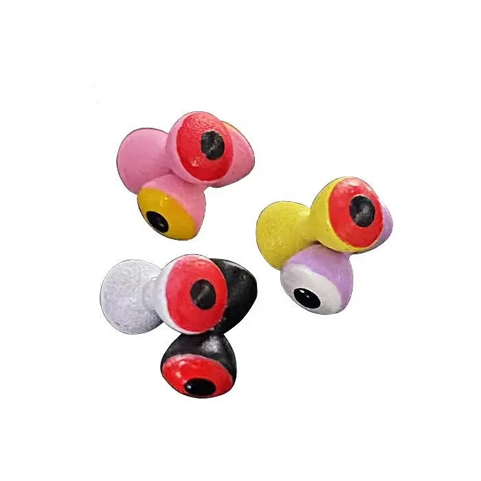 Outdoor Fishing Accessories Fish Eyes Design Fly Tying Dumbbell Shape Brass Material Fishing Beads