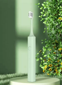 Brosse à dents électrique à poils doux pour adultes, brosse à dents sonique rechargeable par USB à 5 vitesses avec tige en métal - Product Image 4