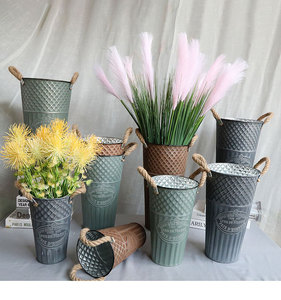 35cm Iron Indoor Steel Planter Corner <b>Succulent</b> Flower Growing <b>Pot</b> Wedding Display Stand Plant Metal Rack - Product Image 1