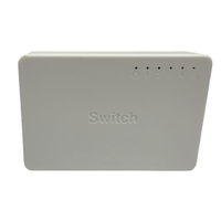 Switch Ethernet 5 Port Desktop Gigabit Network Switch Adaptor 100Mbps Otomatis Fast Ethernet Switch Port RJ45 - Ready Stock