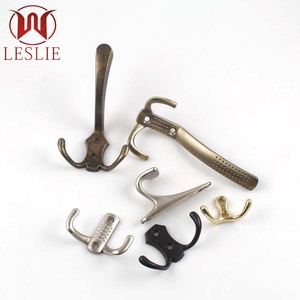 Leslie Metal Coat <b>Hook</b> Zinc Alloy Wall Mounted Wardrobe Clothes <b>Hook</b> Contemporary Design Easy Installation - Product Image 1