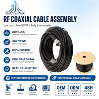 Câble coaxial CCS Premium RG58 50 Ohm SMA, assemblage de câbles haute pureté, câble d'antenne, prix direct usine