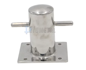 Équipement marin de matériel d'accessoires nautiques de borne d'amarrage de taquet croisé simple de l'acier inoxydable 316 - Product Image 2