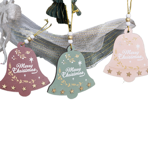 Pendentif cloche de Noël tendance, porte-clés pour sapin de Noël, vente en gros fabricant - Product Image 1