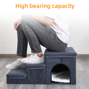 <span class=keywords><strong>Rampe</strong></span> d'escalier 2-en-1 grande capacité <span class=keywords><strong>pour</strong></span> chiots avec boîte de rangement, mobilier <span class=keywords><strong>pour</strong></span> animaux de compagnie <span class=keywords><strong>pour</strong></span> chats et chiens - Product Image 5
