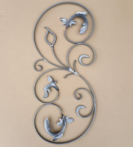 Wrought <strong>Iron</strong> Decorate <strong>Rosette</strong> Panels for Window Railing or Fence Gate Decoration Ornament - Product Image 6