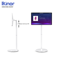 Televisor Inteligente Portátil de 32 Pulgadas, Gama de Color 100% sRGB, Tiempo de Respuesta de 8ms, Pantalla Táctil Inteligente, 4K 60Hz, 10 Puntos Táctiles Interactivos