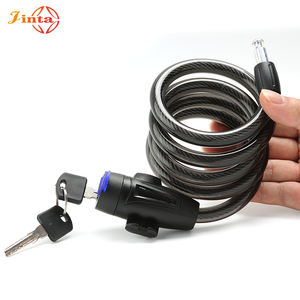 Lucchetto a Cavo <span class=keywords><strong>con</strong></span> Chiave e Staffa Jinta di Grande Successo 12*1200mm per <span class=keywords><strong>Moto</strong></span>, <span class=keywords><strong>Scooter</strong></span> e Bicicletta - Product Image 3