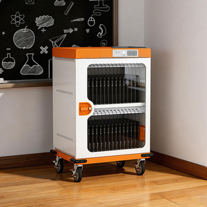 Gabinete de Carga Rápida USB-C PD de 32 Compartimentos para Escuelas, Carro de Almacenamiento Metálico con Cerradura para Laptops, con Certificación ETL - Product Image 1