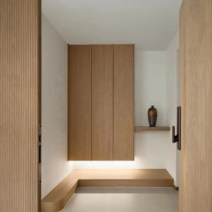 Armoire en bois massif pour chambre à coucher, grande capacité, sur mesure, avec planification du vent, prix de gros, ensembles de chambre à coucher - Product Image 1