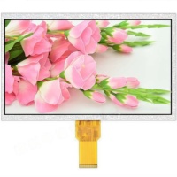 Écran tactile LCD TN TFT FHD 10,1 pouces 1024*600 RGB 50PIN pour extérieur, module d'affichage LCD