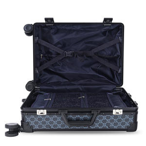 <span class=keywords><strong>Maleta</strong></span> con diseño de flores antiguas, marco de aluminio, equipaje Vintage PP, <span class=keywords><strong>maleta</strong></span> con ruedas, se acepta personalizar el tamaño y el color - Product Image 5