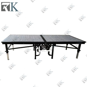 เวทีพับได้แบบพกพาพร้อมบันได  แท่นเวทีเคลื่อนที่สำหรับงานแต่งงาน - Product Image 4